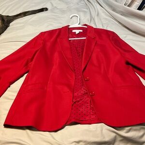 Chico's Vibrant Red Blazer